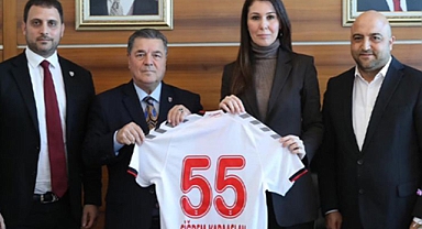 Samsunspor Yönetim Kurulu'ndan Karaaslan'a Ziyaret