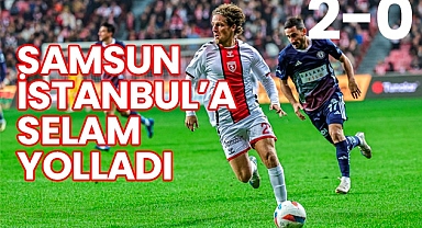 Samsunspor İstanbul'a Selam Yolladı