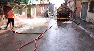 İlkadım’ın Sokakları Baştan Aşağı Yıkanıyor