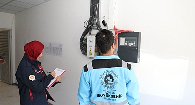 Samsun İtfaiyesi 17 İlçede Denetimlerini Sürdürüyor