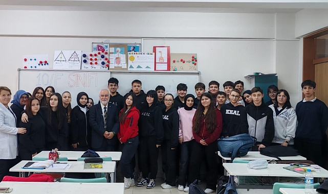 Polat, Liseli Dâhilerle Buluştu.