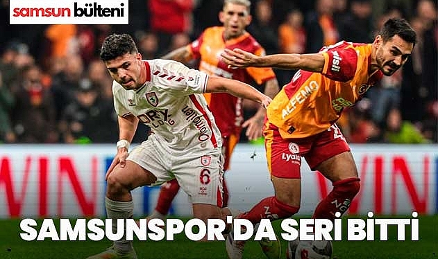 Samsunspor'da seri bitti. 3-2