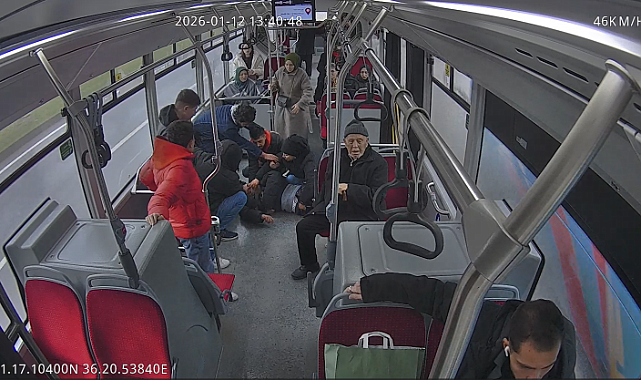 Otobüs Şoföründen Örnek Davranış 